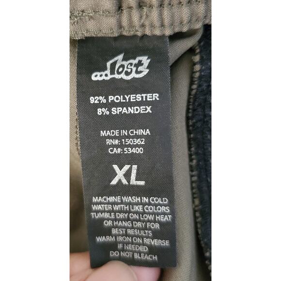 Lost Enterprises Athletic Men’s Gray Jogger Active Pants Utility Lightweight XL - Picture 2 of 9